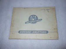 Werkstatthandbuch Victoria Bergmeister V35 350 ccm Baujahr 1953 - 1955 ORIGINAL