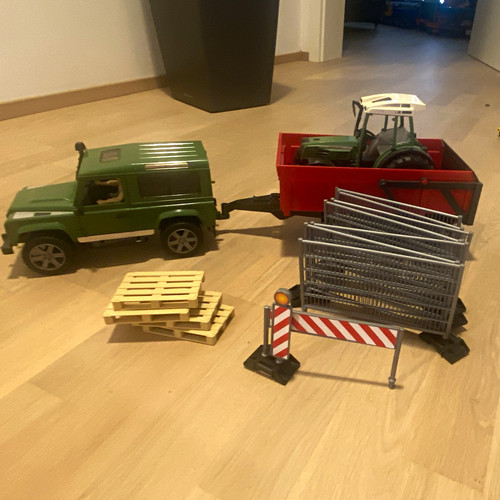 Bruder set land - land, rover