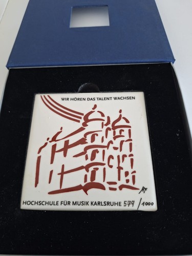 Karlsruher majolika keramik - majolika,