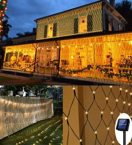 Solar lichternetz 200 leds - solar,