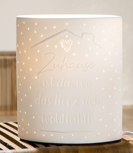 Gilde porzellan lampe ellipse - porzellan,