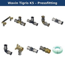 Pressfittinge WAVIN Kunststoff (PPSU-METALL) für Trinkwasser&Heizung 16/20/25/32