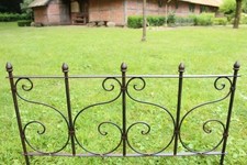 Beetzaun aus Metall 46 cm hoch