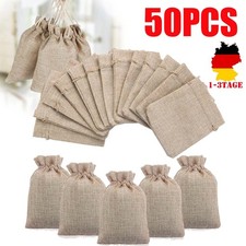 50X Jute Säckchen Jutebeutel