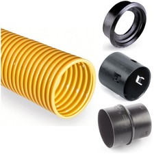 Drainagerohr Entwässerung Drainage Entwässerung DN50 DN80 DN100 T-Stück Muffe