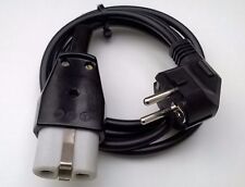 GERÄTESTECKER MIT KABEL schwarz-z.B.alte Wasserkocher  Heißgerätestecker Stecker