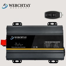 2500W 5000W Spannungswandler Reiner Sinus Wechselrichter DC 12V AC 230V USB+LCD