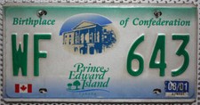 Kanada nummernschild prince - kanada,