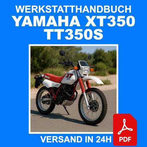 Werkstatthandbuch yamaha xt350 - yamaha,