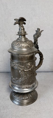 Bierkrug zinndeckel zinnkrug - bierkrug,