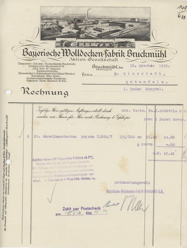 Rechnung bruckmühl - rechnung,