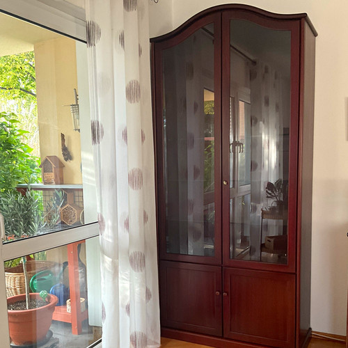 Hülsta vitrine mahagoni matt - vitrine,
