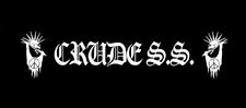 CRUDE S.S. - PATCH , silkscreen, anti cimex, kaaos, rattus, disorder