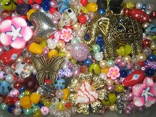 GLASPERLEN MIX/PERLEN MIX 1kg BUNTE MISCHUNG KONVOLUT  GLASPERLEN ACRYL METALL 3