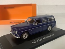 Maxichamps 1:43 Volvo 121 Amazon Break Blau Modellauto Oldtimer Rar Geschenk