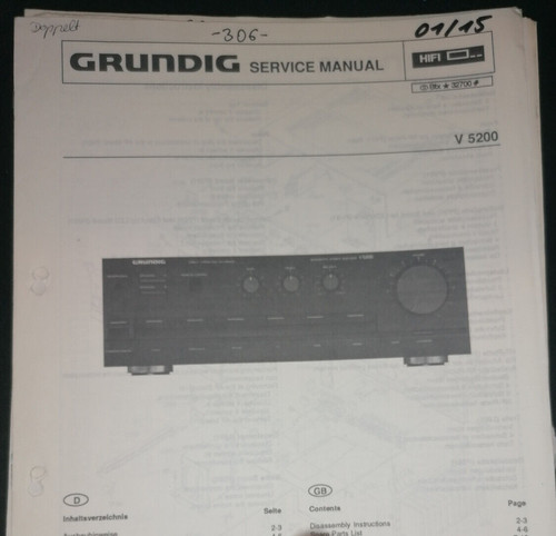 Original service manual - original,