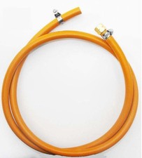 Gasschlauch 1/4" lks, (Seite mit Schelle) 9mm, 40/10bar für Propan Butan Camping