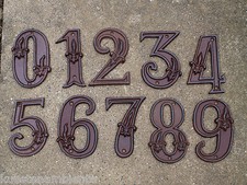 Hausnummer Nummer 0 1 2 3 4 5 6 7 8 9 A B C Gusseisen Antik Look Landhausstil 