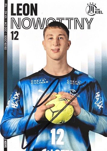 Autogramm leon nowottny - autogramm,