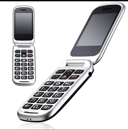 Melefon flip senior mobile - 4g,