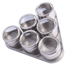 Gewürzdosen magnetisch 6er
