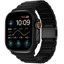Armband für Smart Watch 49/46/45/44 mm Nomad Uhrarmbänd Uhrbänd Schwarz