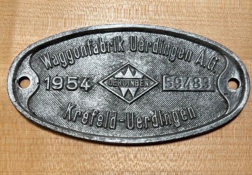 Waggonschild fabriksschild - waggonschild,