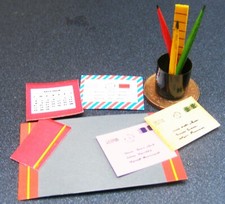 Puppenstube Arbeitszimmer