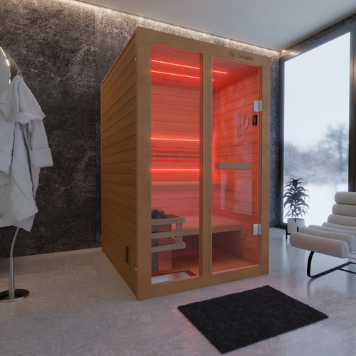 Finnische traditionelle sauna - finnische,