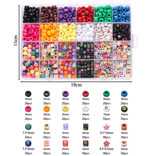 680 stck box acryl pony - acryl,