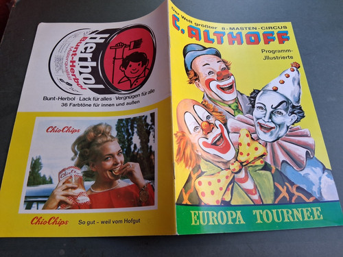 1974 programm masten - programm, circus