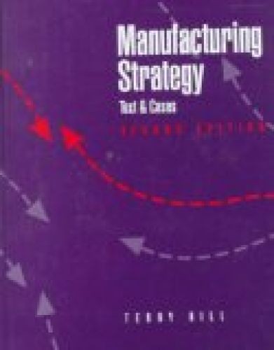 Manufacturing strategy text - strategy:,