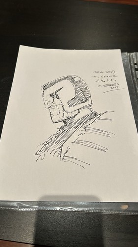 Judge dredd originalzeichnung - judge,