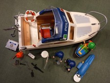 Playmobil Polizei - 3983 Motorrad, 3190 Boot, 3264 Ampel, 3903 Auto, 3259 ...