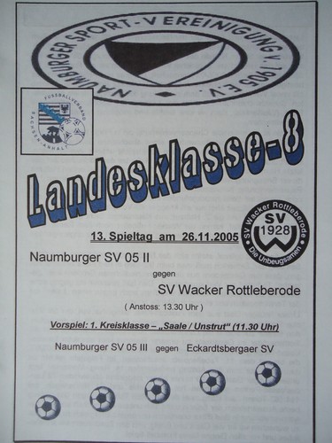 Programm 2005 naumburger - naumburger, sv