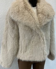 Faux Fur Jäckchen Pelzjacke Fake Fur Fell Webfell Winterjacke Plush Jäckchen Neu