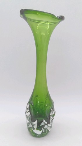 Elegante vintage glasvase - vintage,