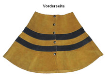 Kurzer velours lederrock - velours-,