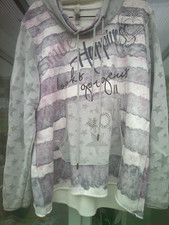 Hingucker, Sweatshirt von Tredy, Gr. 44, Grautöne