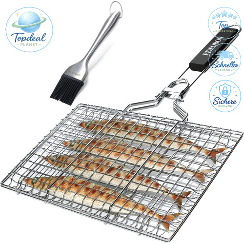 Fisch grillkorb faltbar - fisch-grillkorb,