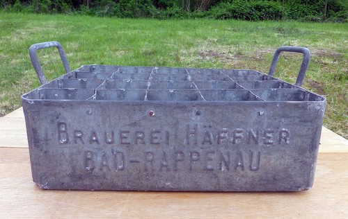 Alter bierkasten metall - alter,