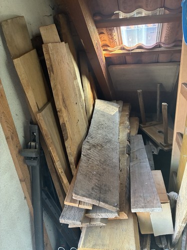Sortiment holzbretter bohlen - sortiment,