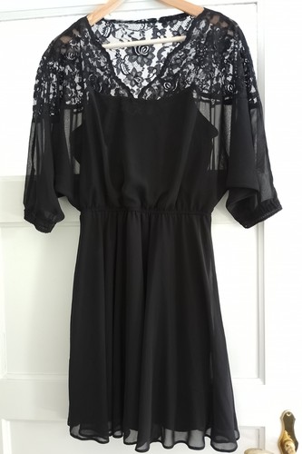 Asos schwarzes kleid - asos, mit