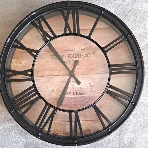 Große runde wanduhr - große,