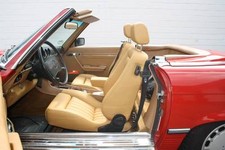 2 Recaro  Ergomed SItze Leder beige  neu bezogen Mercedes R107 SL SLC Sitze