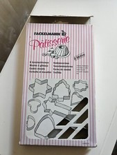 Fackelmann Backzubehör Ausstechformen 8stk u. Spritzbeutel Gebraucht 