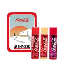 Lip Smacker Coca Cola Polar Bear Trio Lip Balm Set, Moisturising