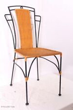 Formschöner Metallstuhl / Gartenstuhl /Trassenstuhl Salonstuhl Geflecht