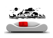 WandTattoo Afrika Tier Wandaufkleber Wandfolie  9 Motive zur Wahl