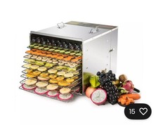 10 Etagen Dörrgerät Temperaturregler 1200W Dörrautomat Obsttrockner Dörrapparat